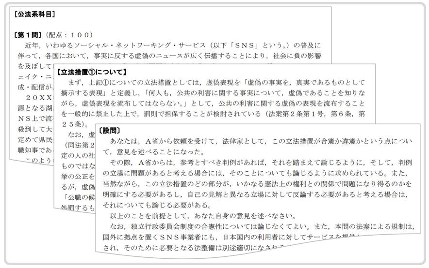 虚偽表現の自由について ～ たまっち先生の「論文試験の合格答案