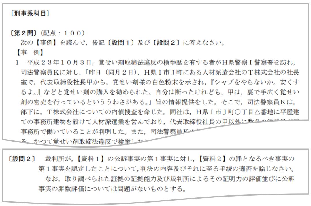 訴因変更の要否 合格答案のこつ たまっち先生の「論文試験の合格答案